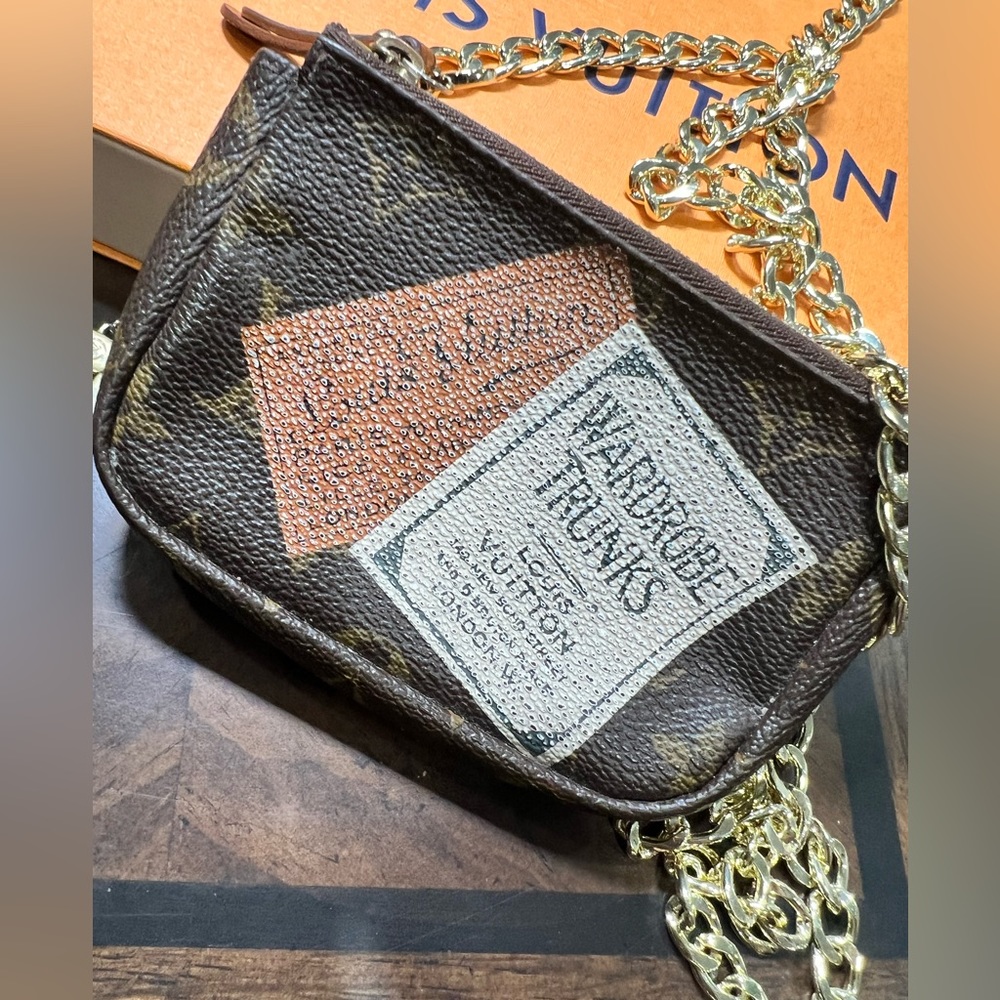 Louis Vuitton Limited Edition Trunks & Bags Mini Pochette / Key Cles/Card Holder